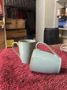 Double Glazed Set of 2 Ceramic Mugs