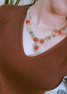 3 Necklace Set With Earrings