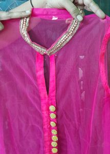 Versatile 2-in-1 Lehenga Set – Pink, Yellow Color