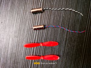 Mini Drone Motor with propeller