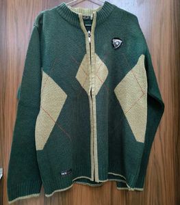 Green Argyle Sweater