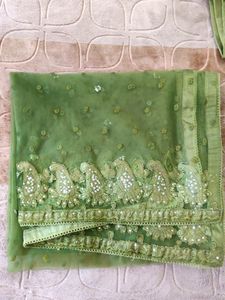 Beautiful Green Sequinned Suit