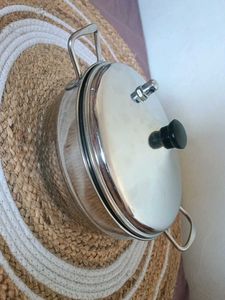 Stainless Steel Paella Pan with Lid