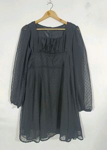 Black Net Dress