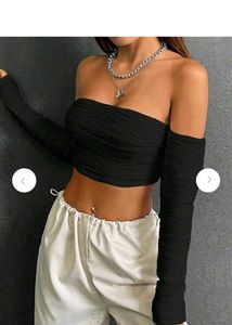 Chic Black Tube Top