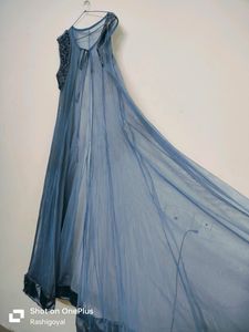 GRAY GOWN WITH CANCAN FOR KIDS