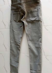 Gray Denim Jeans