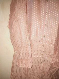 Men&#39;s Peach Kurta