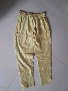 Yellow Embellished Kurti Pant Set