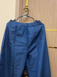 Blue Wide Leg Pants