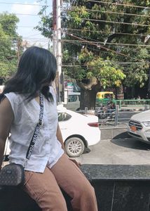 White Sleeveless shirt🪞✨