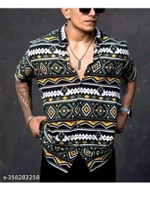Patterned Casual Shirt
