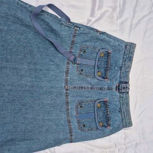 Y2K Retro  Mid Length Skirt
