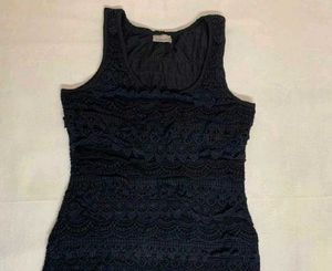 Black Lace Mini Dress