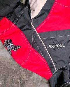 Red &amp; White Riding Jacket