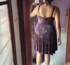 purple pretty dress