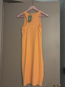 Orange Sleeveless Dress