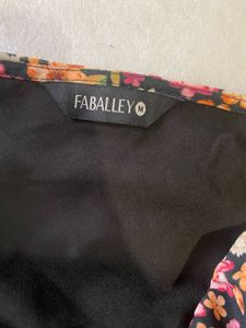 FabAlley Women’s Floral Printed One Shoulder Dress