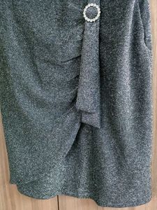 Silver Glitter Dress