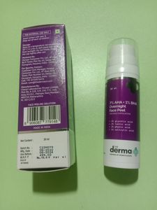 2-The Derma co 7% AHA + 1% BHA Overnight Face Peel