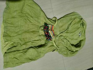 Green Bohemian Frock