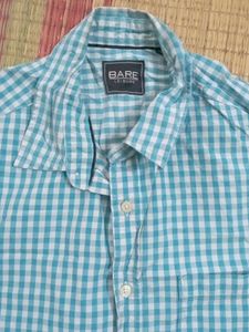 GANT Gingham Check Shirt - Light Blue