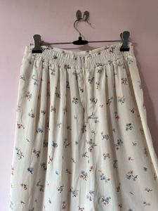 Floral Wide Leg Palazzo Pants