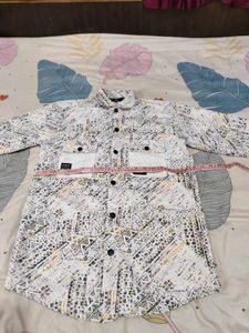 Popcorn Patterned Casual Shirt