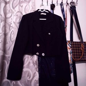 Korean Cropped Blazer