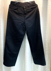 Kraus Black Straight Leg Jeans