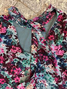 Floral Print Long Sleeve Dress