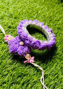Floral Rakhi Set For Bhaiya Bhabhi