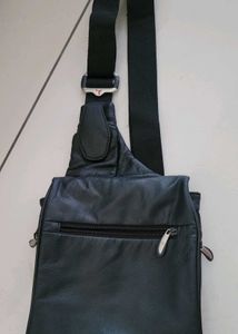 Pure Leather Cross Body Bag