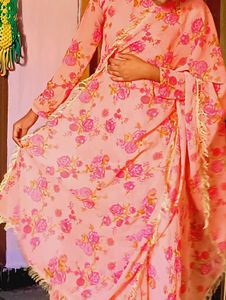 Floral Anarkali Kurta Set