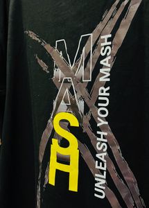 Black MaSh Oversize T-Shirt with Tag