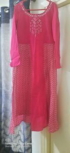Pink Beautiful Suit Set With Dupatta