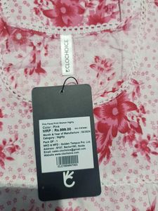 Floral Pink Nighty - Comfy &amp; Cute!