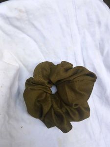 Olive Green Scrunchie