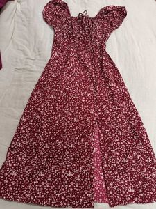 Floral Print Midi Dress