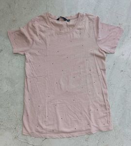 Speckled Round-Neck T-shirt For Women