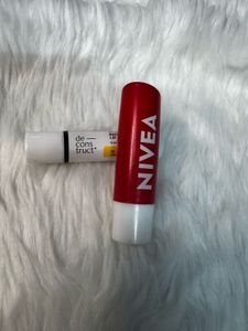 Deconstruct &amp; Nivea Lip Balm Duo
