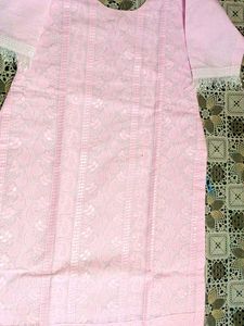 Sequence Work Mein Chicken Cotton Ka Kurta