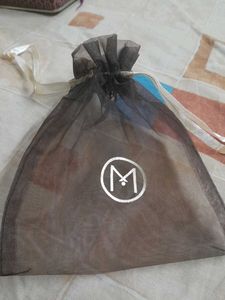 New Unused Malabar Gold Pouch With Logo
