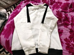 Black And White Sweatshirt