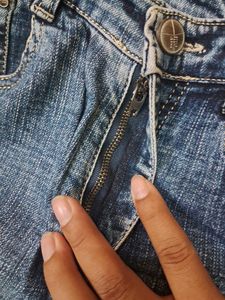 Womens Blue Skinny Jeans
