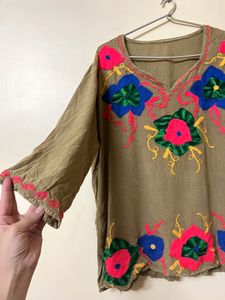 Kashmiri Hand Embroidered Top