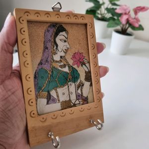 Wooden Handcrafted Key Holder With 2 Hooks