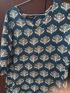 Leaf Print Top