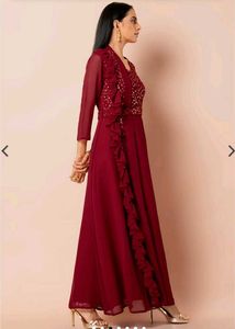 Maroon Gown