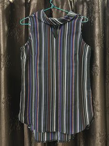 Striped Sleeveless Top